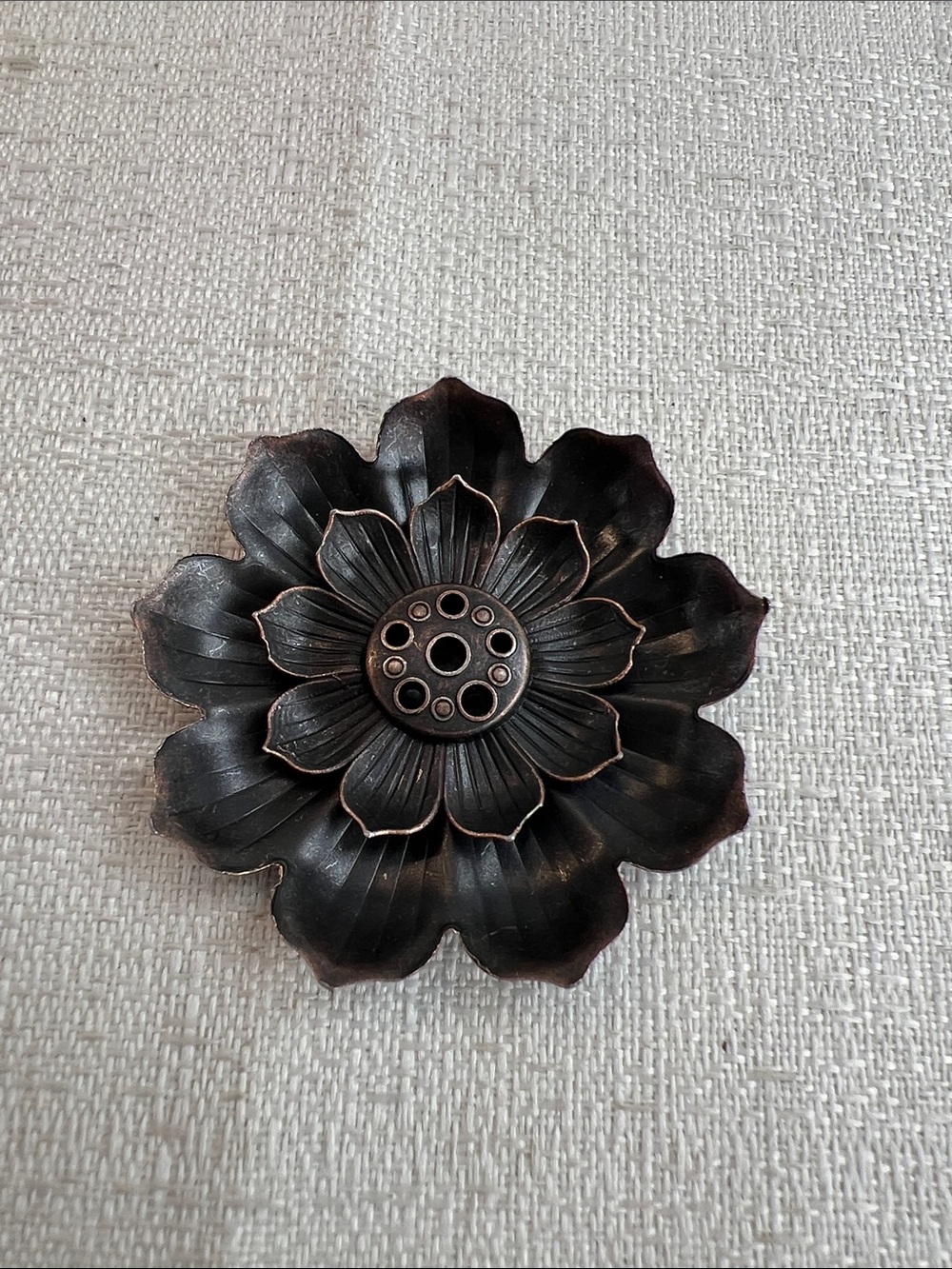 Floral incense holder 1.75 inches
